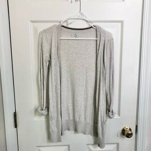 Aeropostale Small Cream/Tan Cardigan